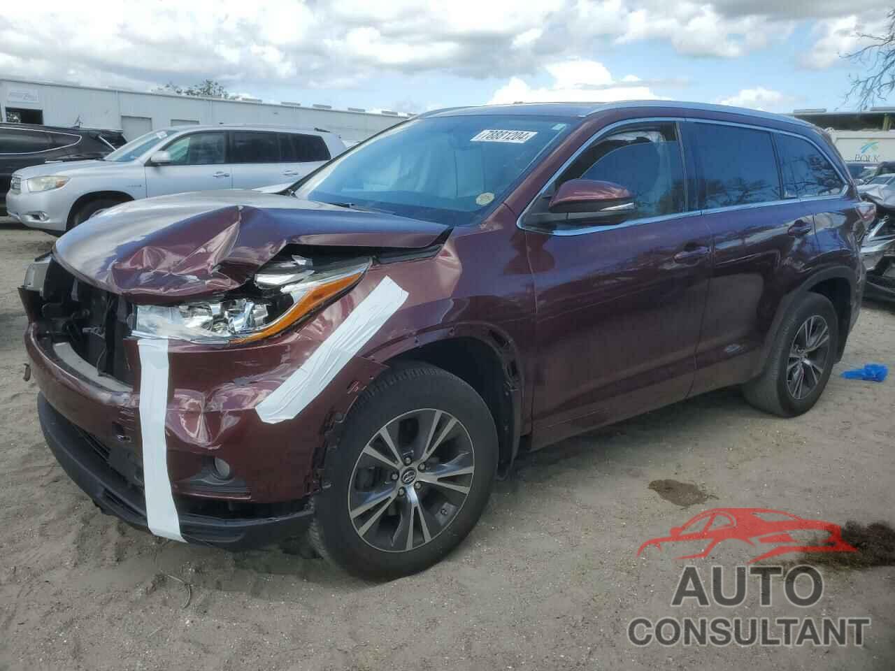 TOYOTA HIGHLANDER 2016 - 5TDKKRFH4GS182457