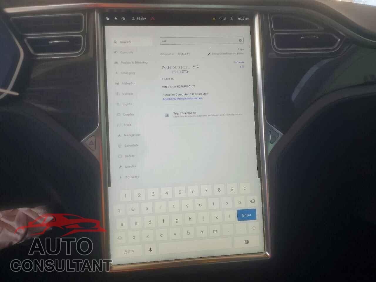 TESLA MODEL S 2016 - 5YJSA1E27GF160152