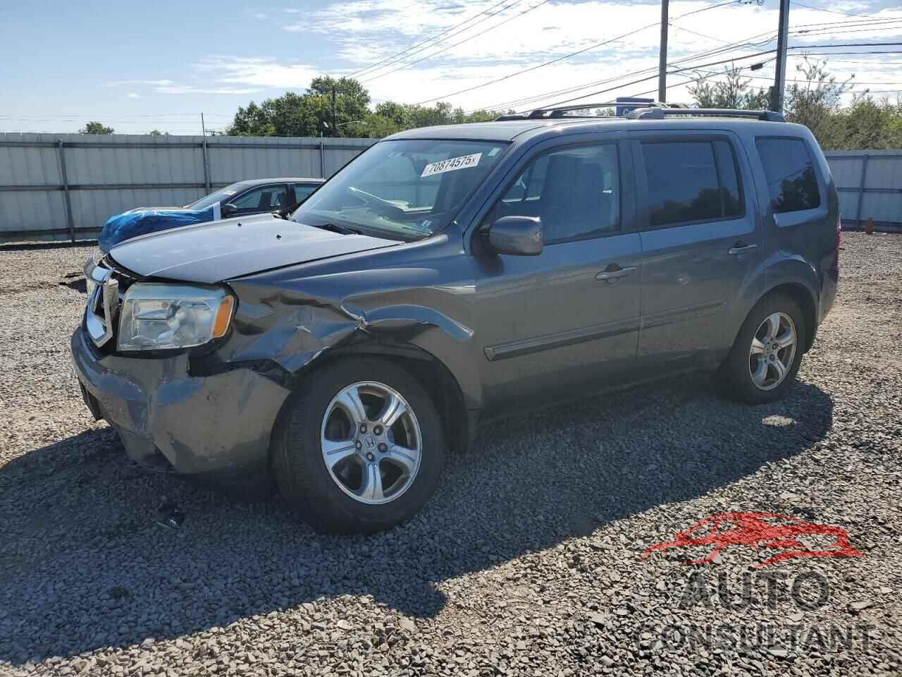 HONDA PILOT 2013 - 5FNYF4H73DB019790