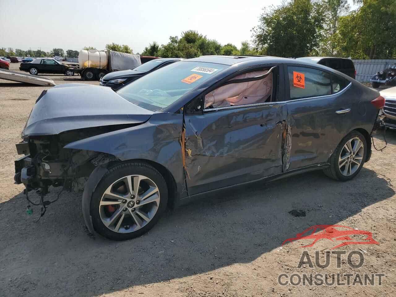 HYUNDAI ELANTRA 2018 - KMHD84LF1JU579197