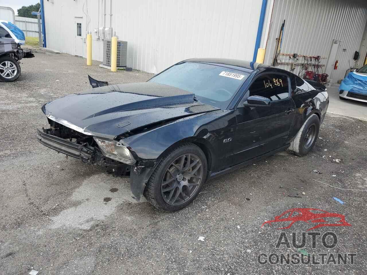 FORD MUSTANG 2012 - 1ZVBP8CF9C5238579