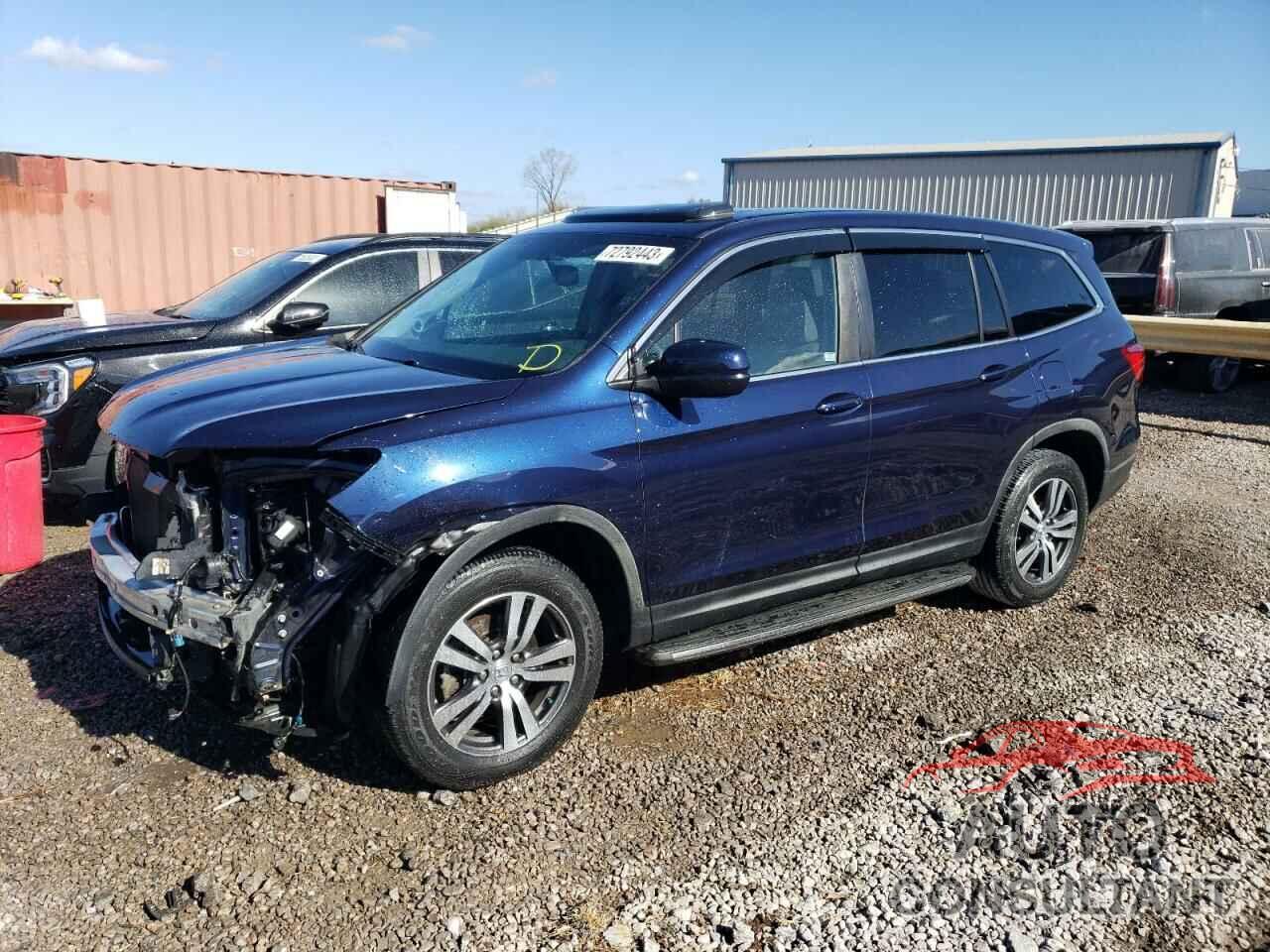 HONDA PILOT 2017 - 5FNYF5H56HB011242