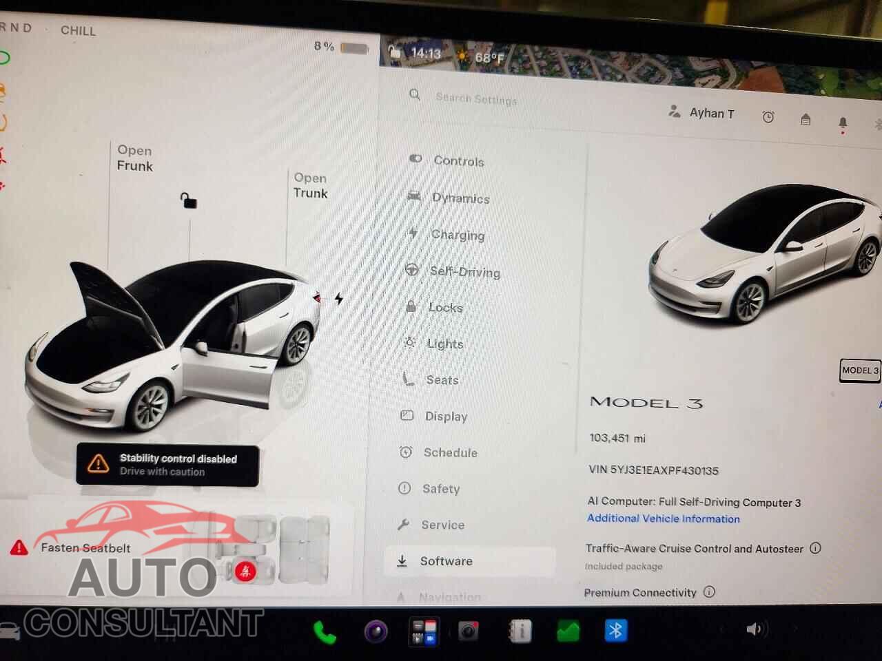 TESLA MODEL 3 2023 - 5YJ3E1EAXPF430135