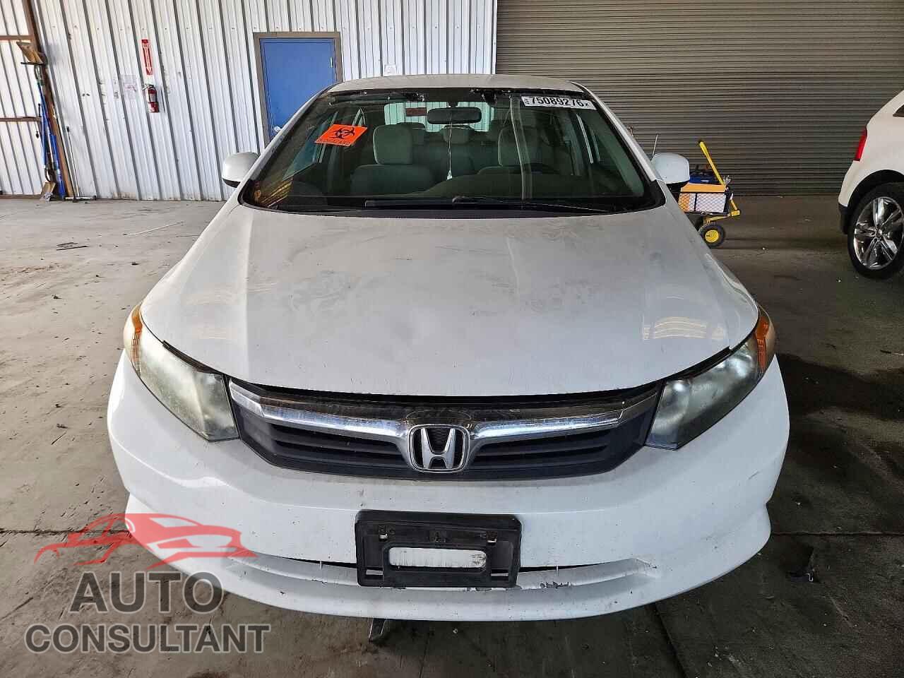 HONDA CIVIC 2012 - 19XFB2F55CE386591
