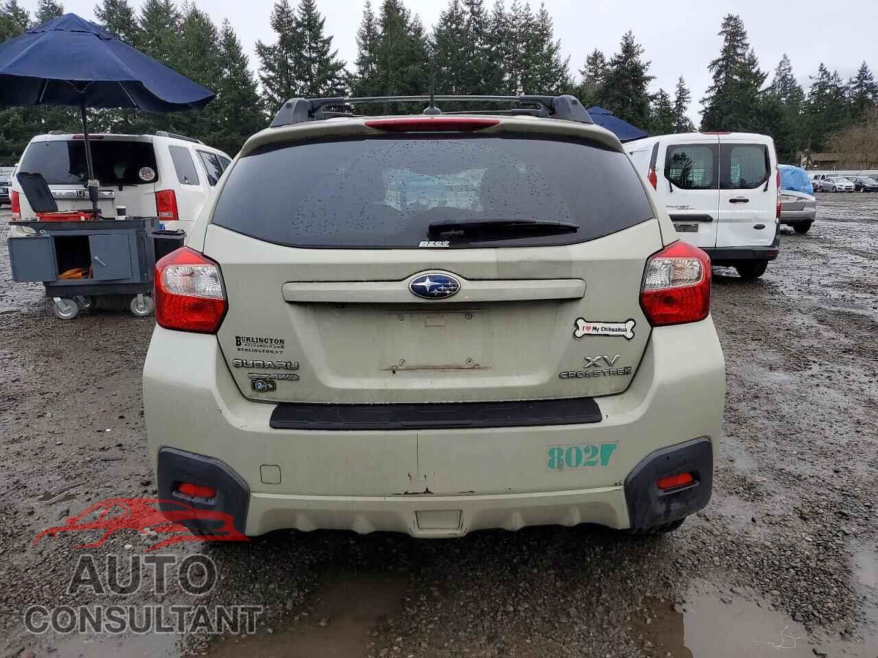 SUBARU XV 2015 - JF2GPAPC7F8225527