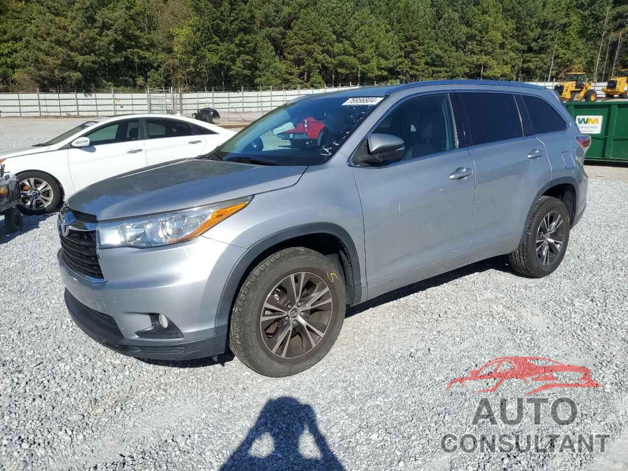 TOYOTA HIGHLANDER 2016 - 5TDKKRFH3GS121536