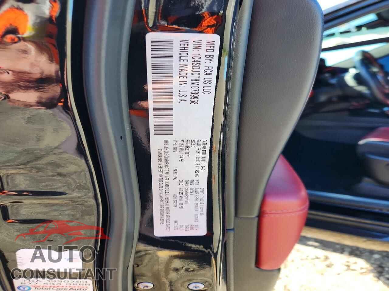 DODGE DURANGO 2021 - 1C4SDJCT8MC739968