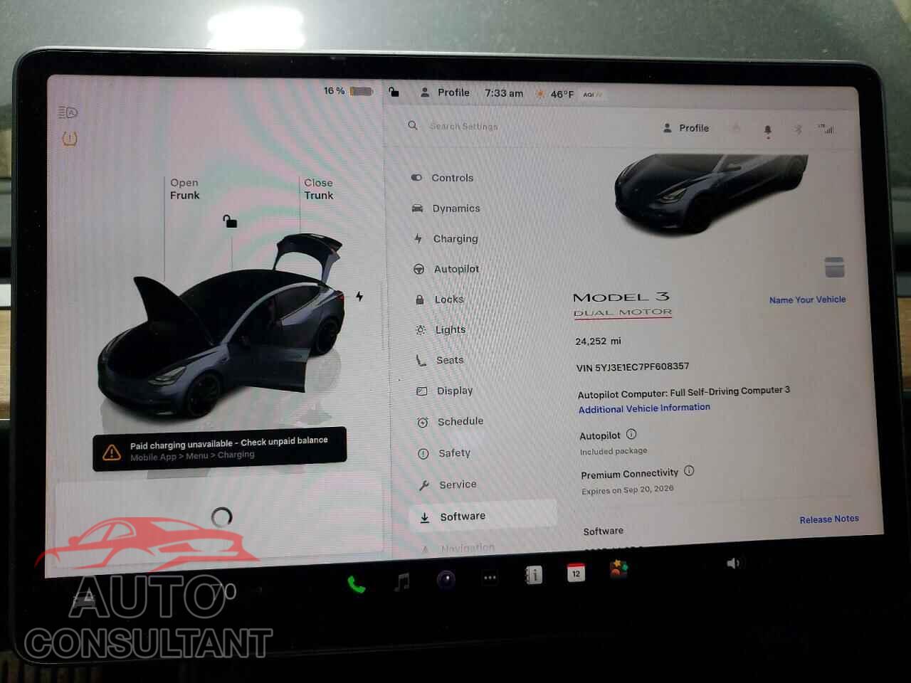 TESLA MODEL 3 2023 - 5YJ3E1EC7PF608357