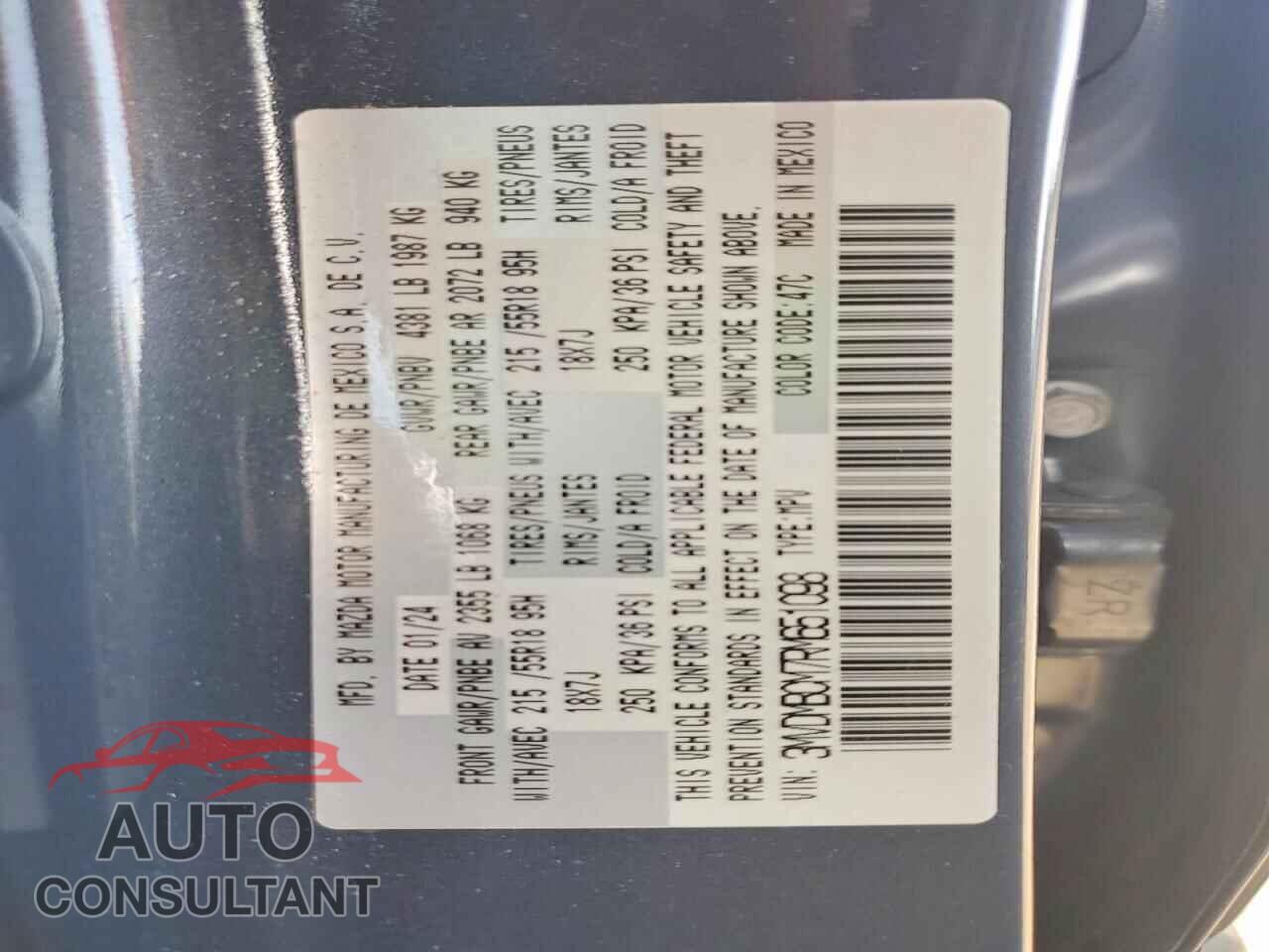 MAZDA CX30 2024 - 3MVDMBCM7RM651098