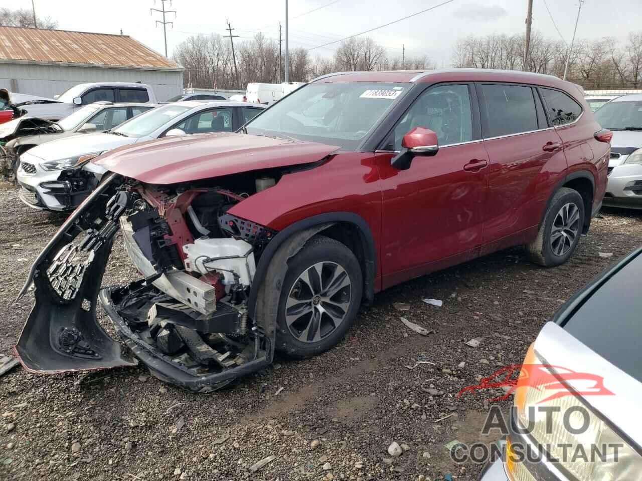 TOYOTA HIGHLANDER 2020 - 5TDGZRBH2LS043624