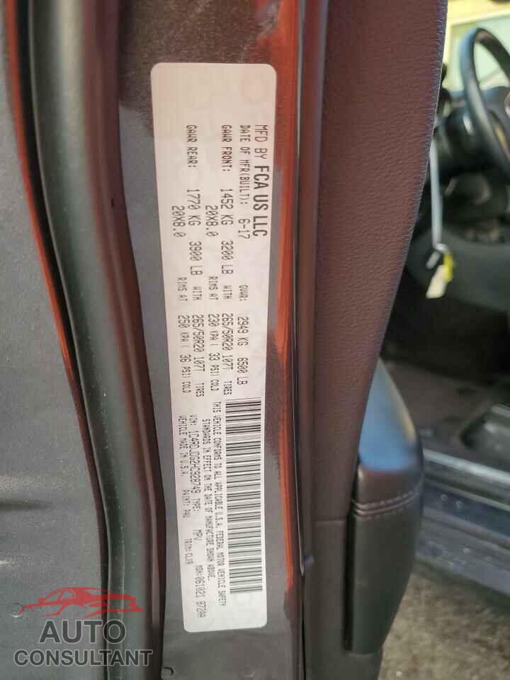 DODGE DURANGO 2017 - 1C4RDJDG2HC928749