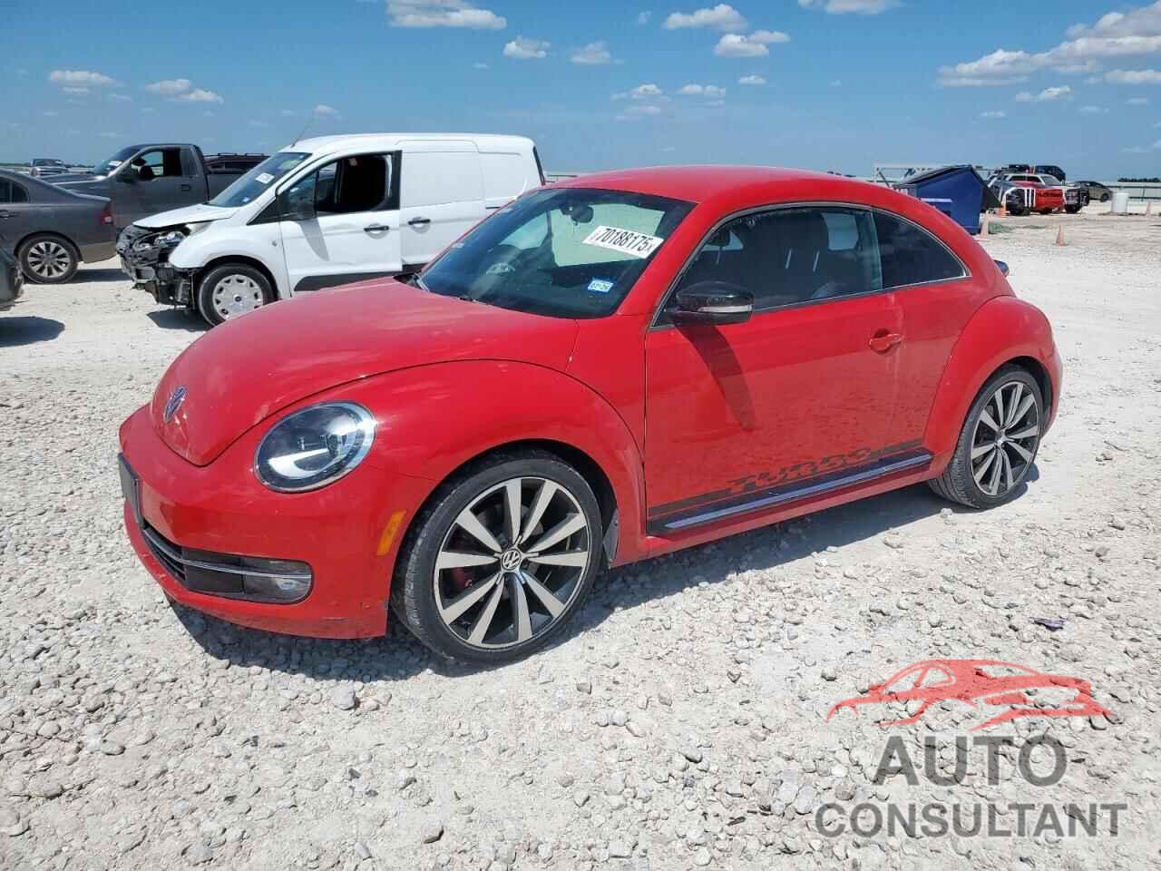 VOLKSWAGEN BEETLE 2012 - 3VWVA7AT9CM662601