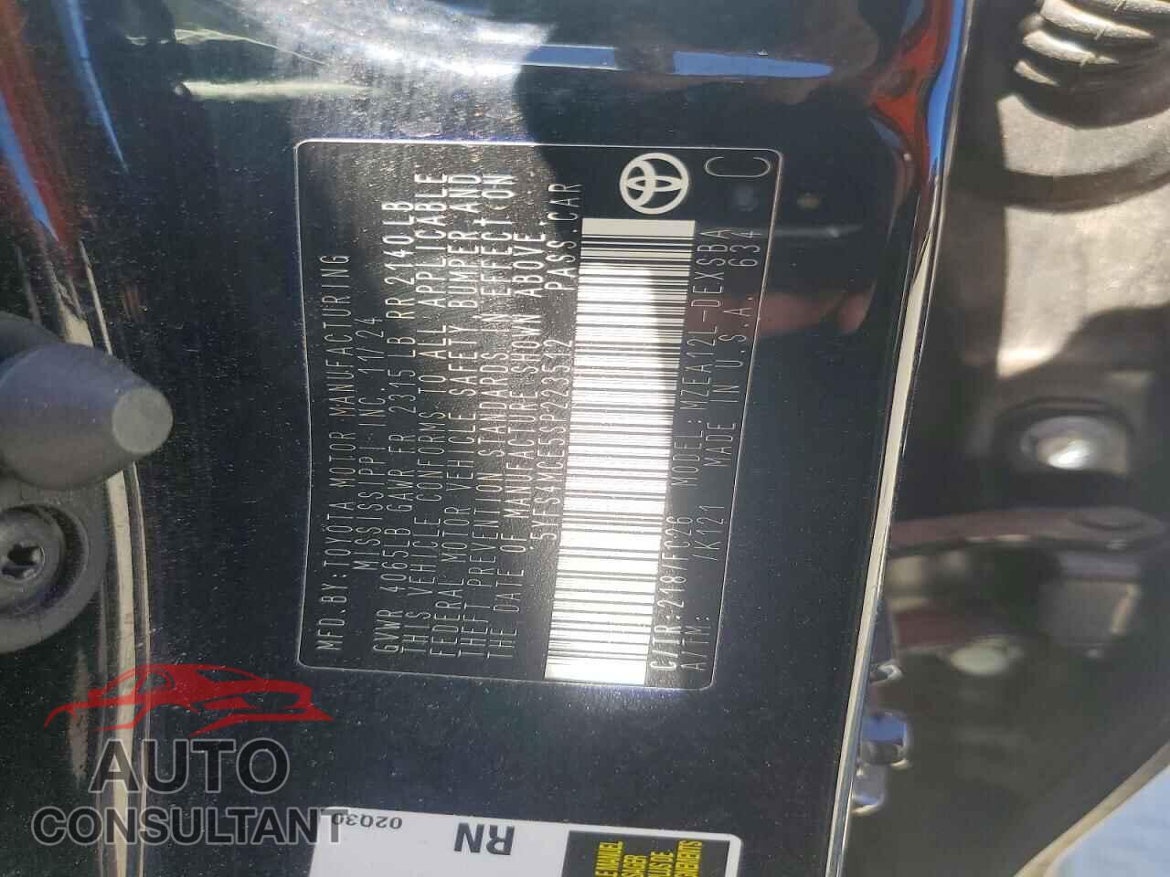 TOYOTA COROLLA 2025 - 5YFS4MCE5SP223512
