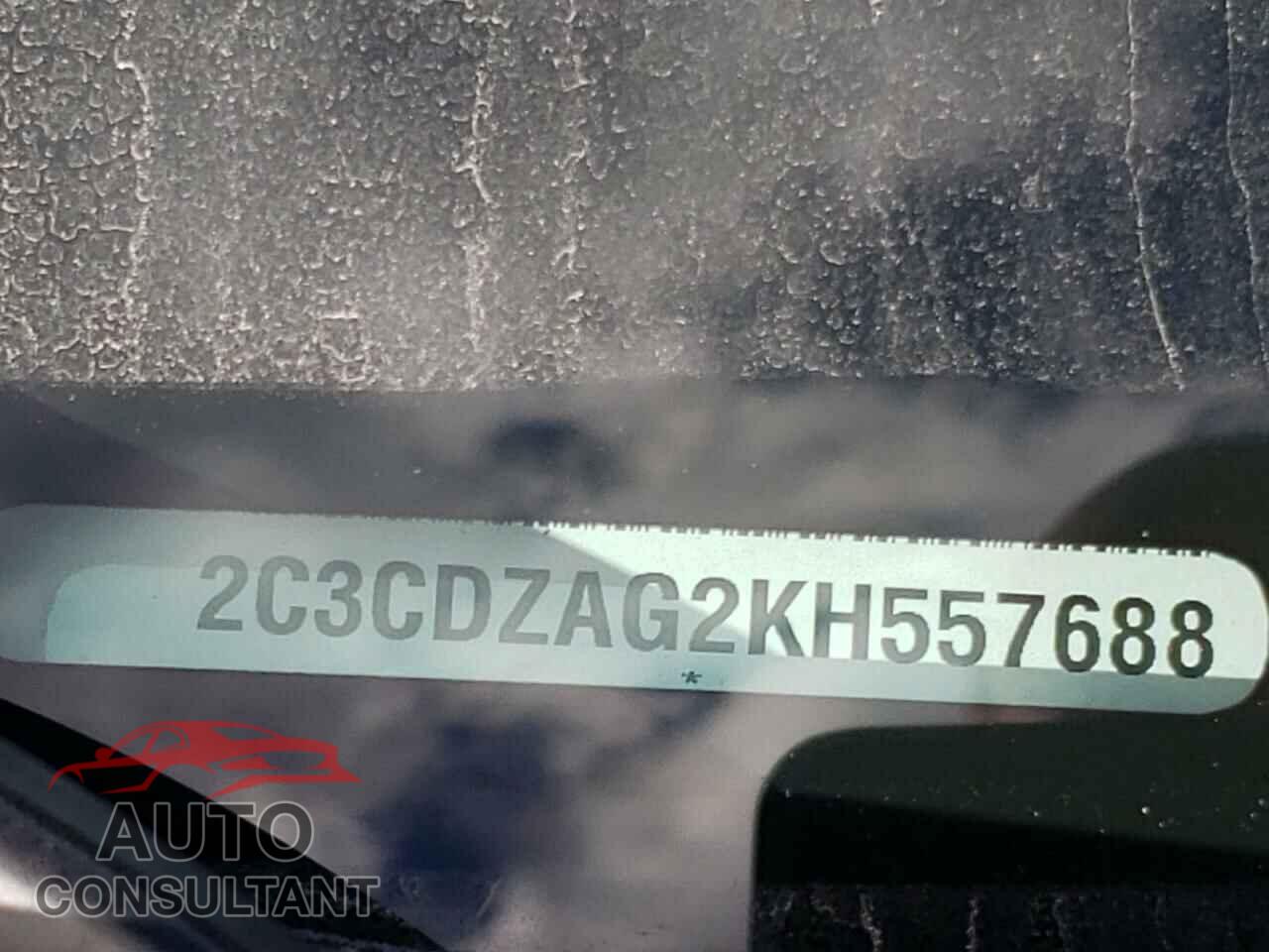 DODGE CHALLENGER 2019 - 2C3CDZAG2KH557688