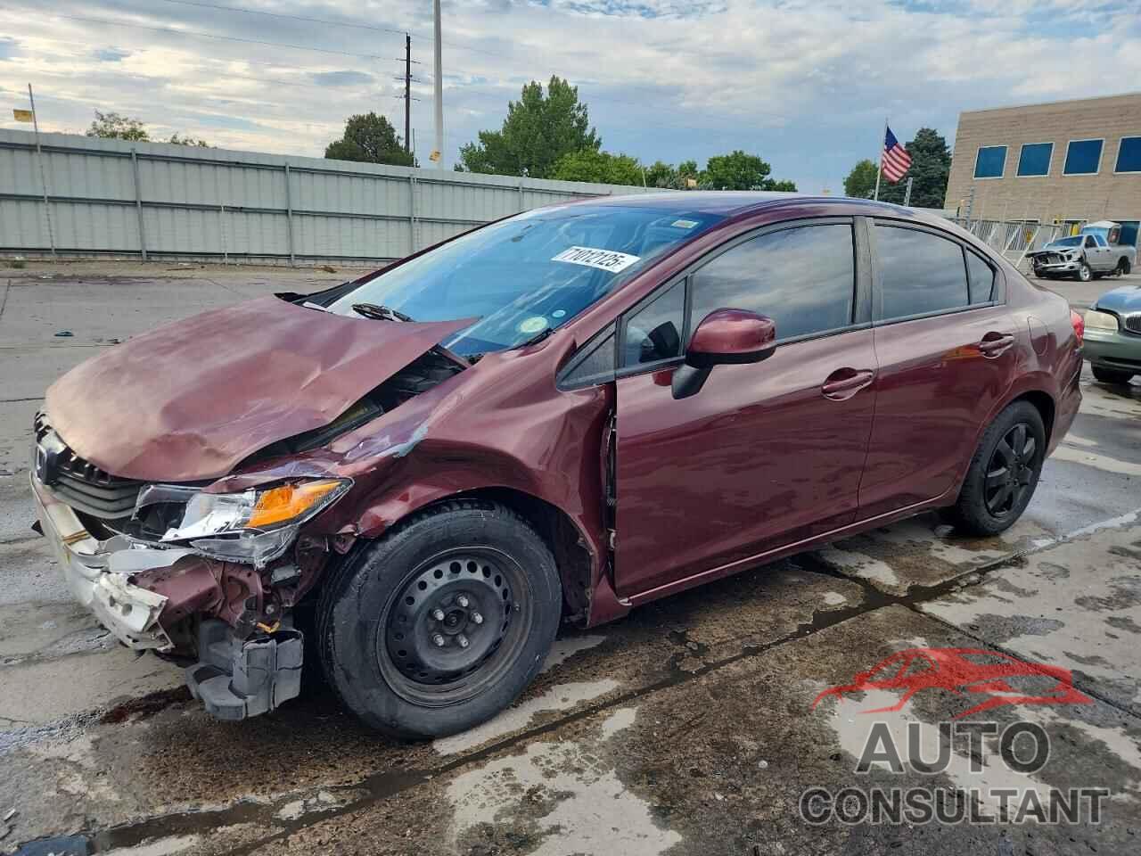 HONDA CIVIC 2012 - 2HGFB2F53CH584284