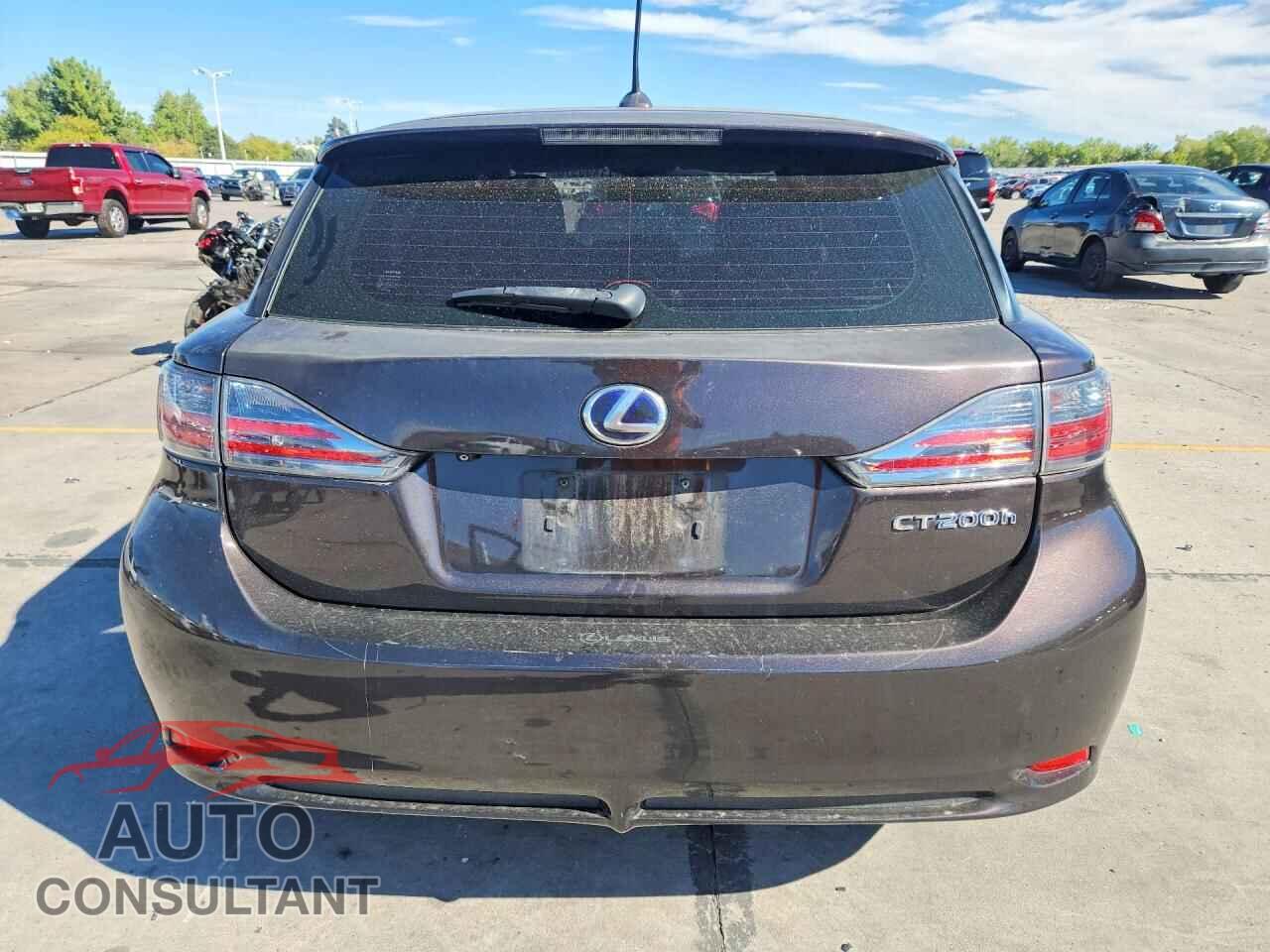 LEXUS CT 200 2012 - JTHKD5BH3C2117379