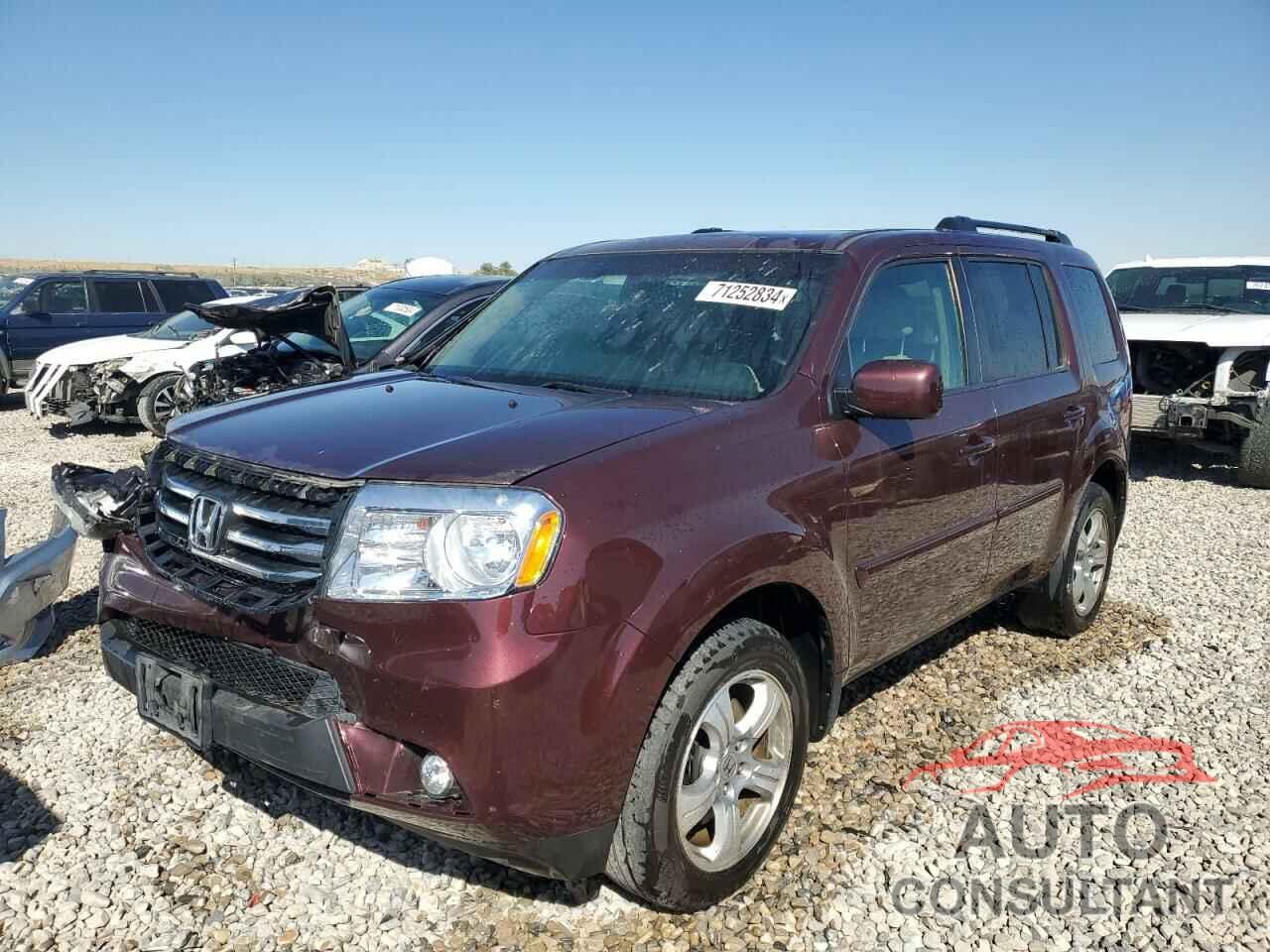 HONDA PILOT 2013 - 5FNYF4H51DB021729