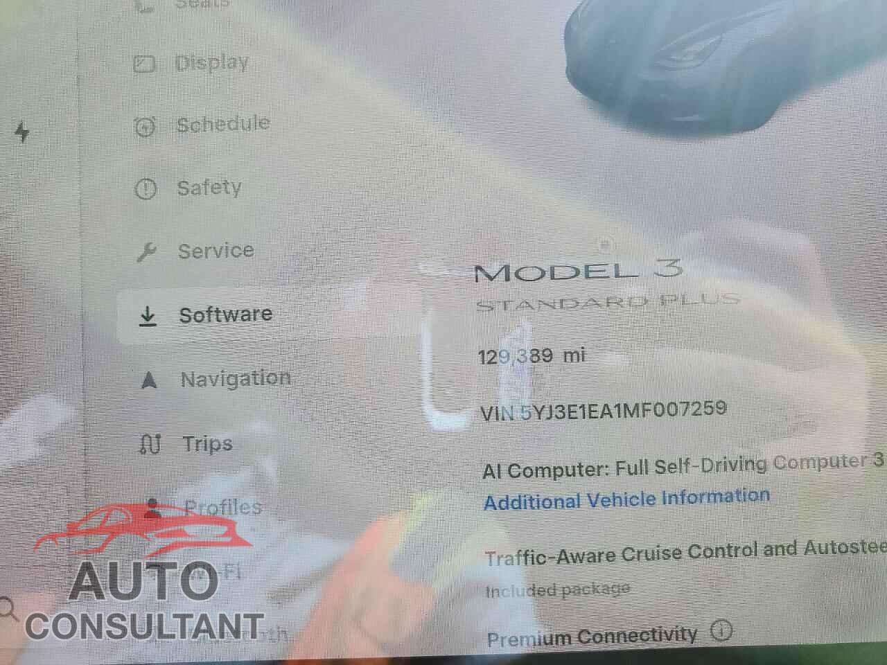 TESLA MODEL 3 2021 - 5YJ3E1EA1MF007259