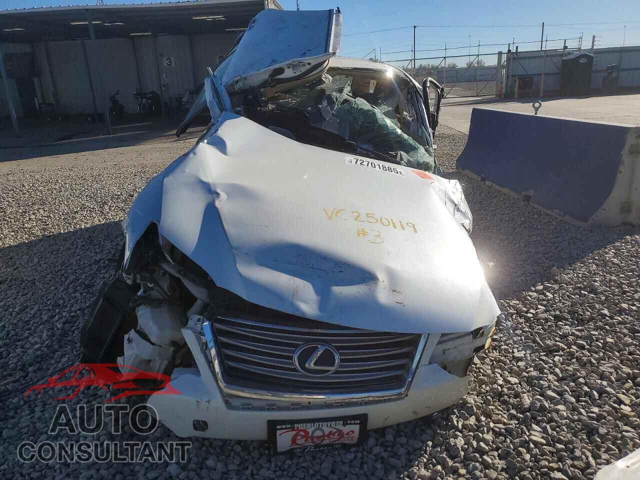 LEXUS ES350 2012 - JTHBK1EG7C2510190
