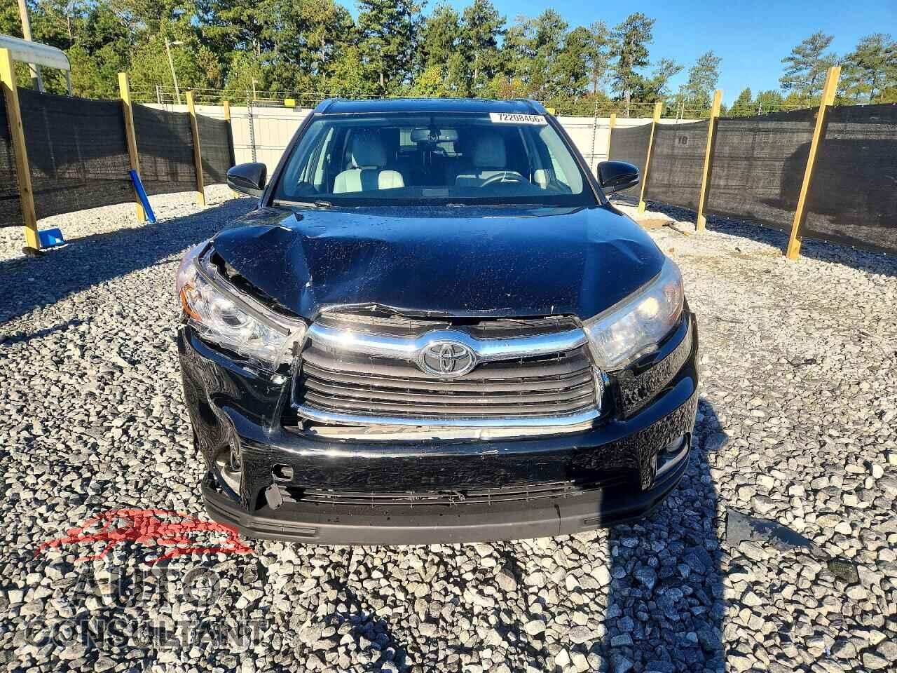 TOYOTA HIGHLANDER 2016 - 5TDYKRFH2GS155185