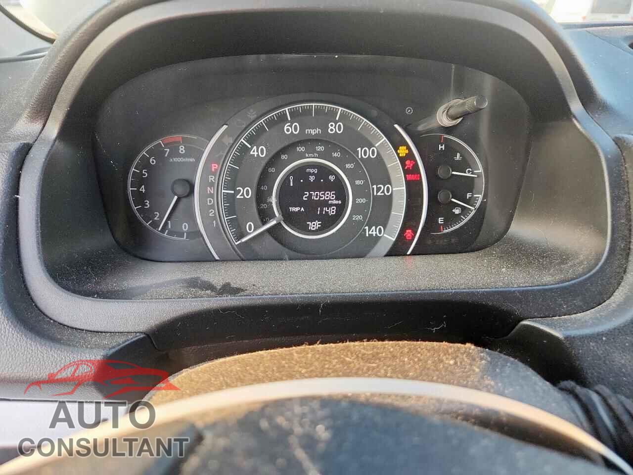 HONDA CRV 2012 - 5J6RM4H33CL016885