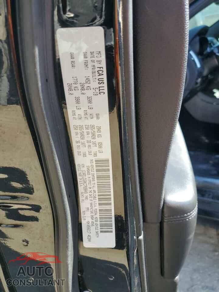 DODGE DURANGO 2019 - 1C4RDJDG0KC769849