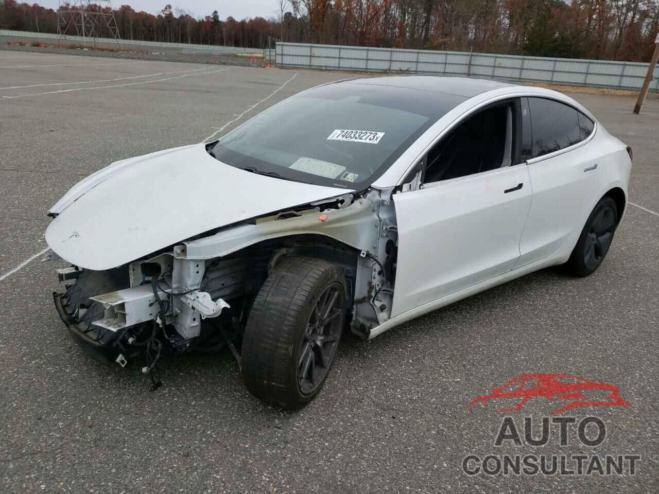 TESLA MODEL 3 2019 - 5YJ3E1EB3KF433251