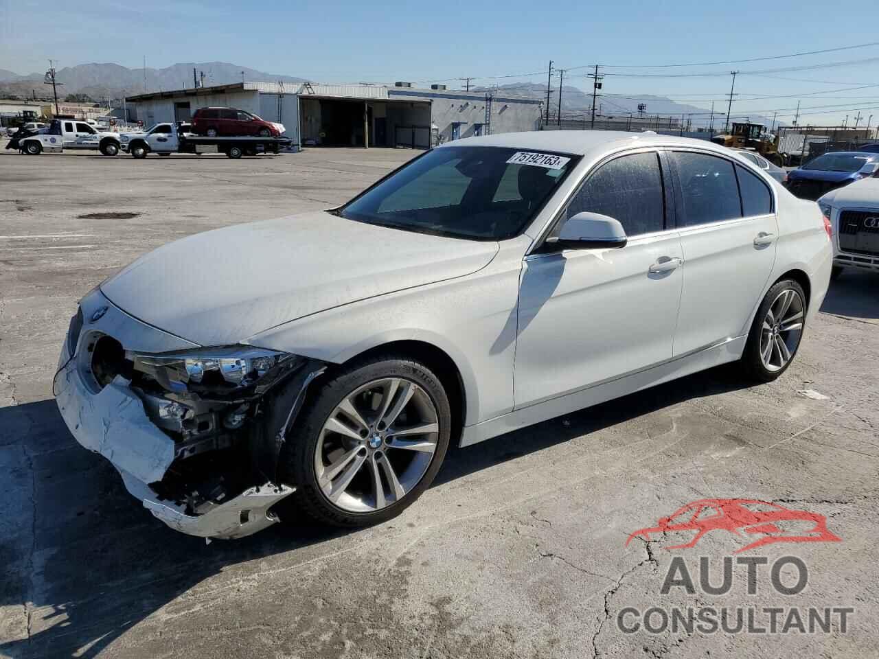 BMW 3 SERIES 2017 - WBA8B9G33HNU54885