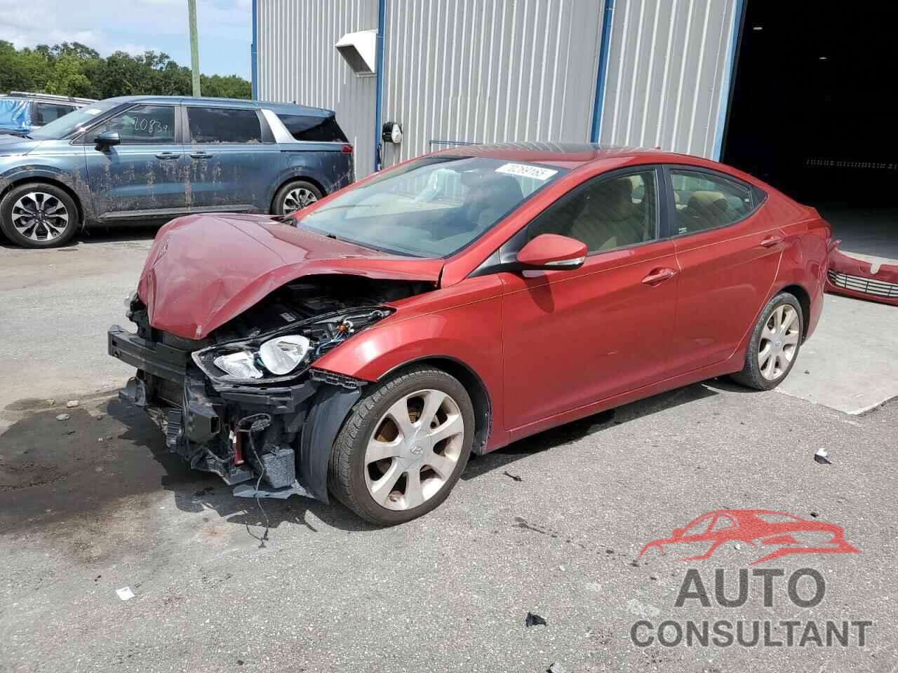 HYUNDAI ELANTRA 2012 - KMHDH4AE2CU217666