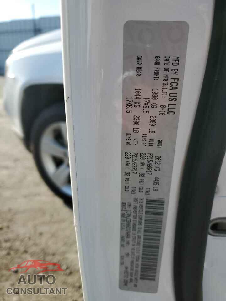 JEEP COMPASS 2017 - 1C4NJCBAXHD124064