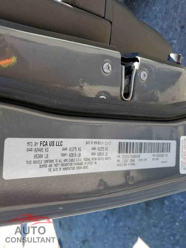 DODGE CHARGER 2018 - 2C3CDXCT8JH201050