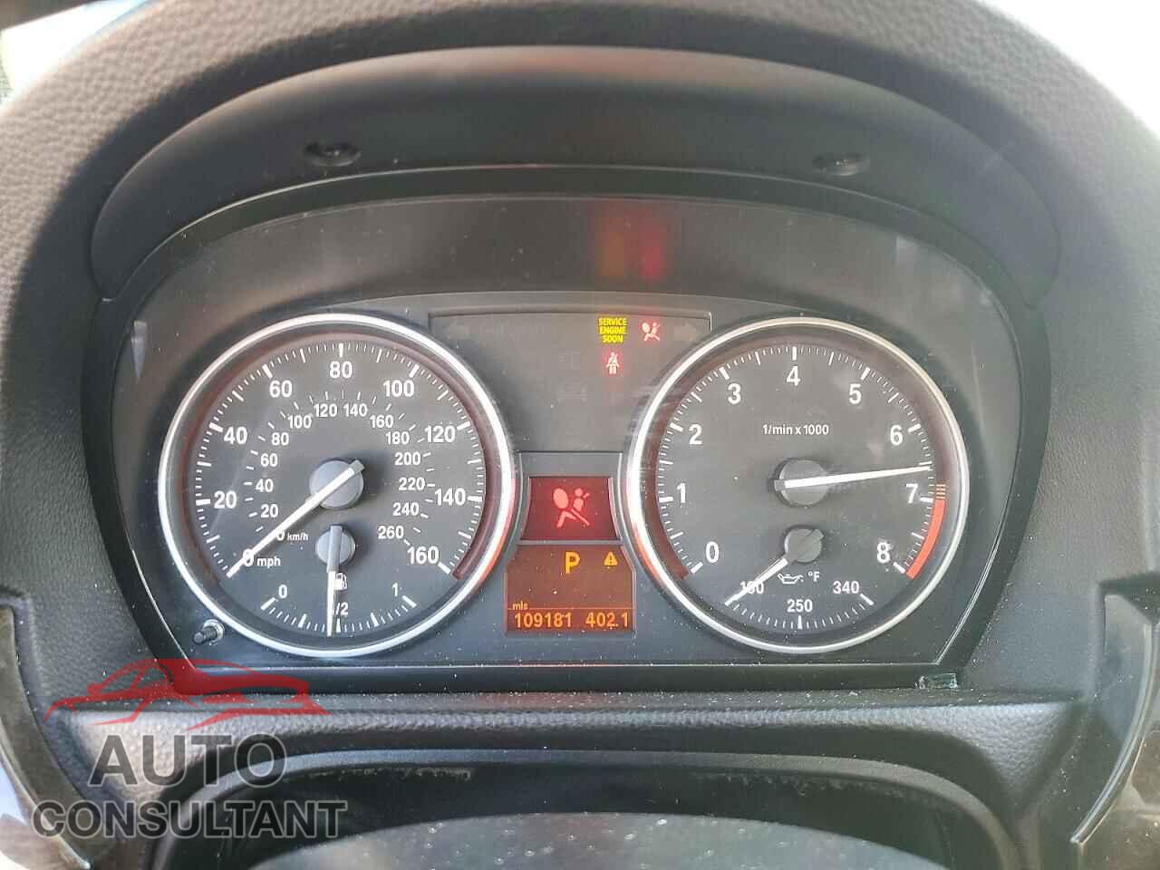 BMW 3 SERIES 2011 - WBAKE3C54BE557578