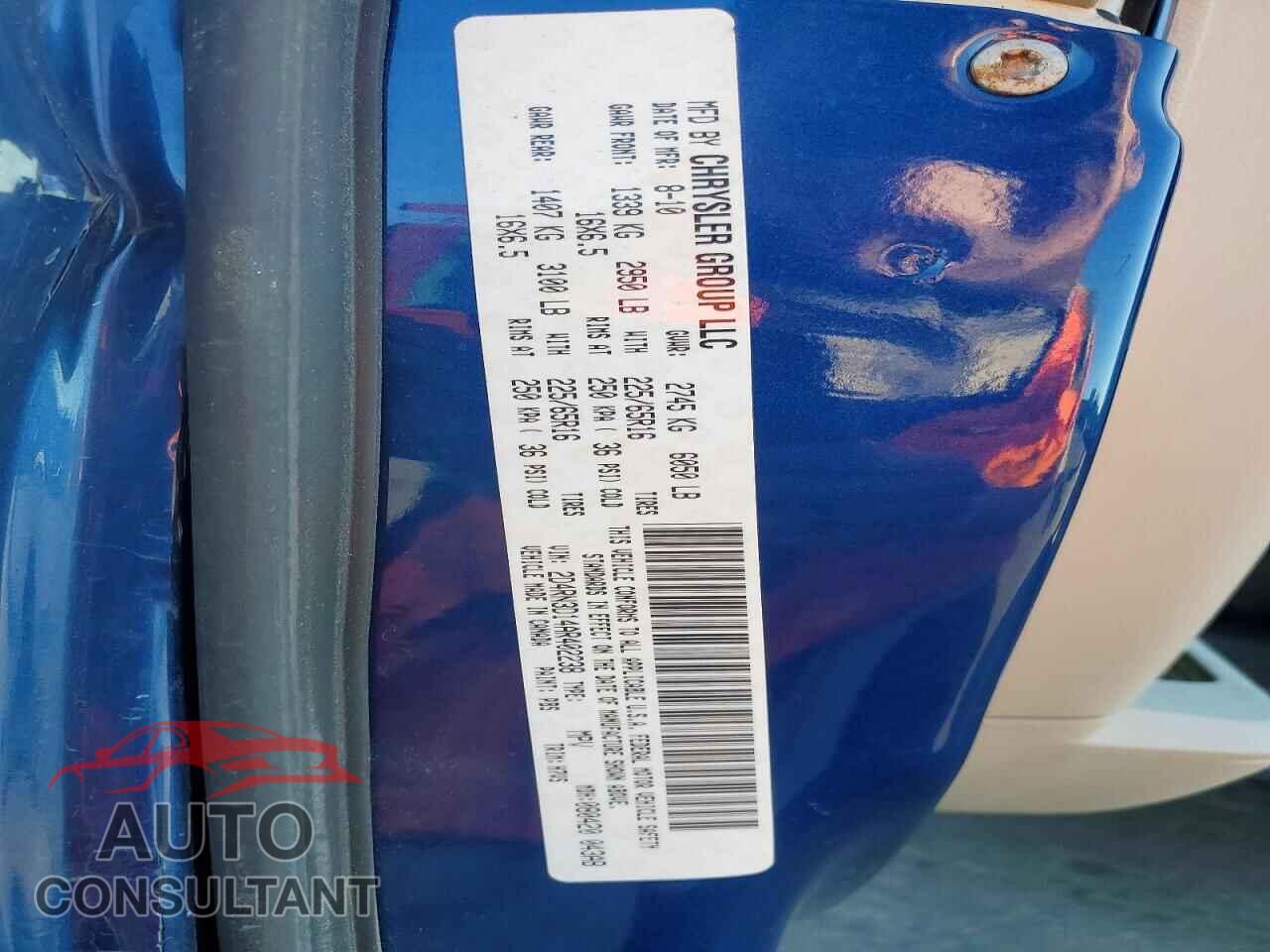 DODGE CARAVAN 2010 - 2D4RN3D14AR402238