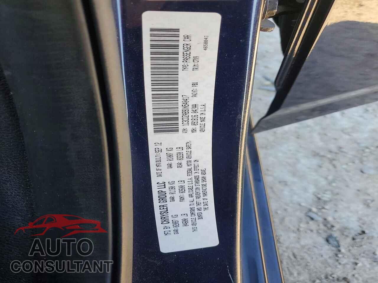 DODGE AVENGER 2013 - 1C3CDZAB9DN540417