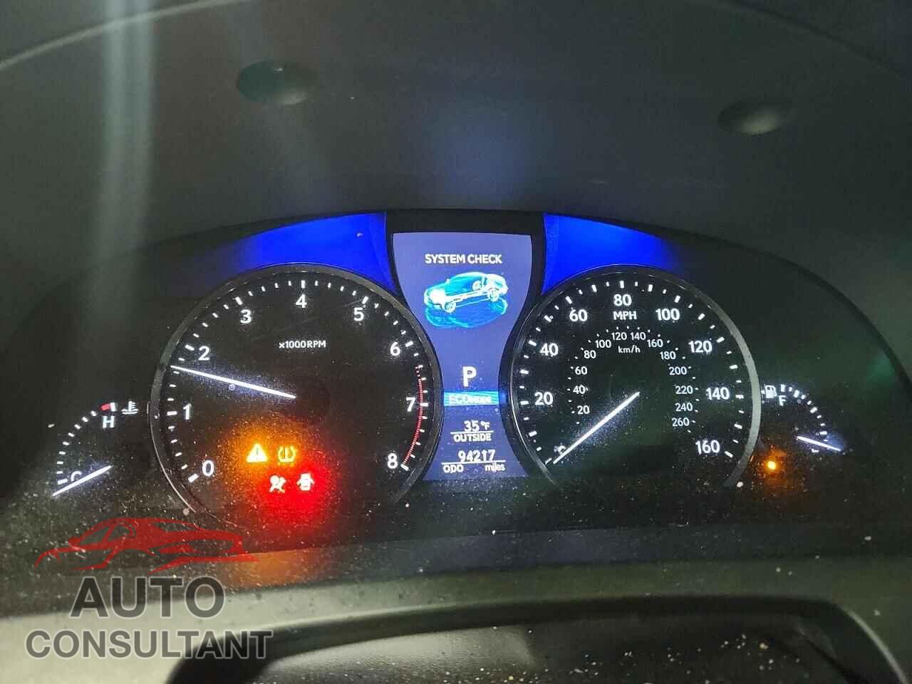 LEXUS LS460 2013 - JTHBL5EF7D5120704