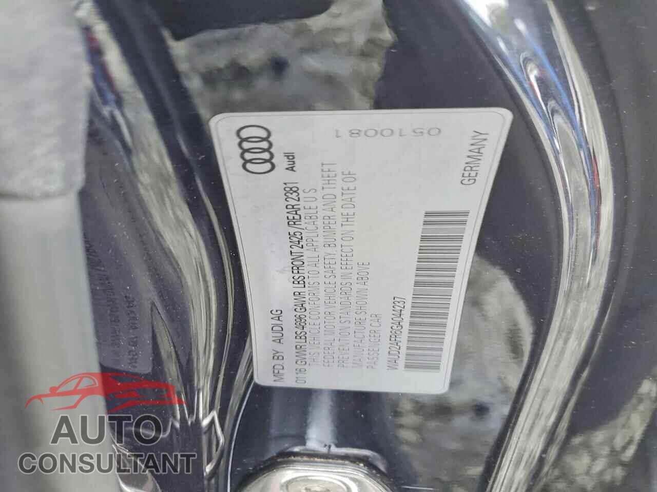 AUDI A5 2016 - WAUD2AFR6GA044237