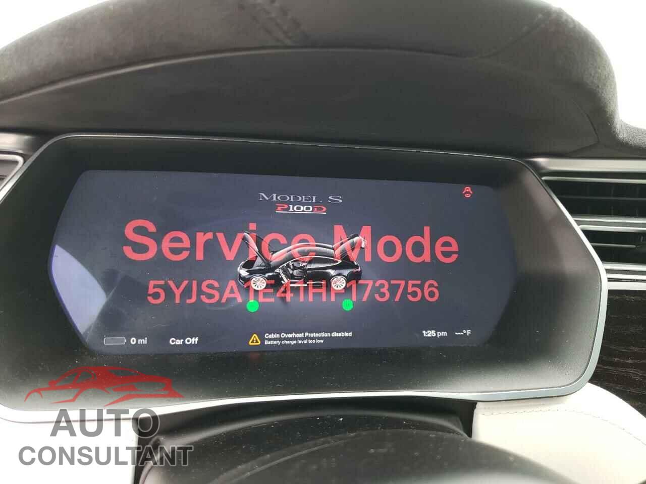 TESLA MODEL S 2017 - 5YJSA1E41HF173756