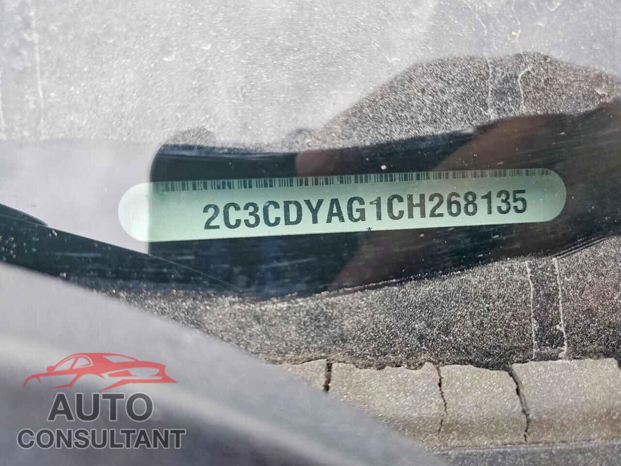 DODGE CHALLENGER 2012 - 2C3CDYAG1CH268135