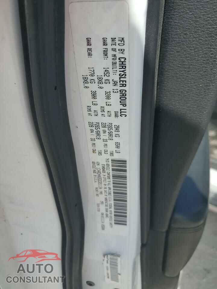 DODGE DURANGO 2013 - 1C4RDHAG5DC651134