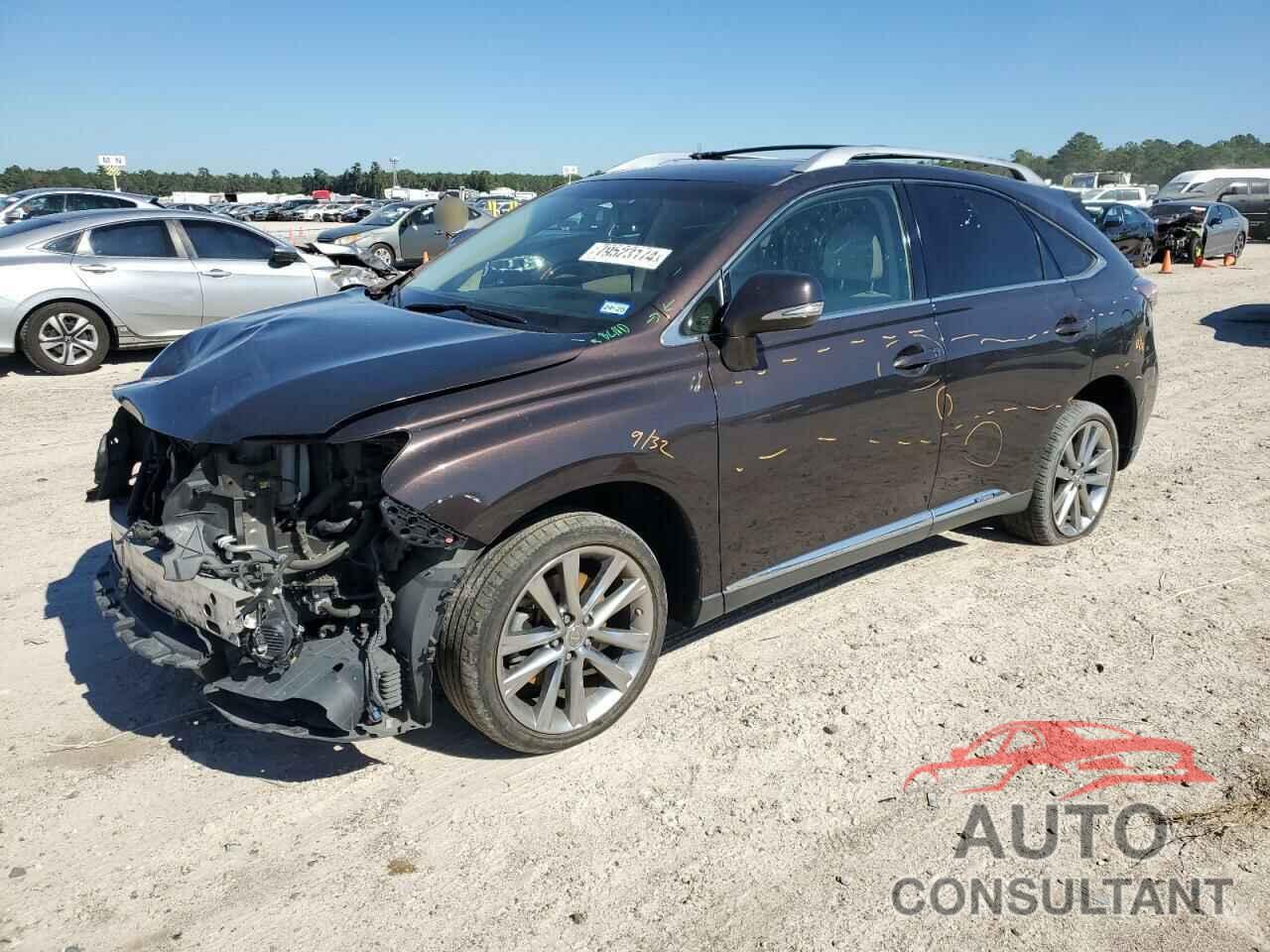 LEXUS RX450 2013 - JTJBC1BA1D2449982
