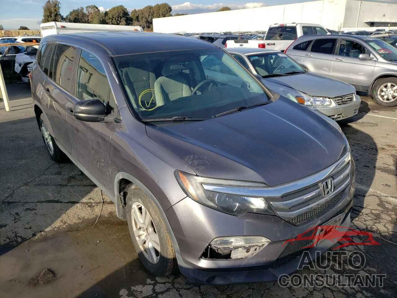 HONDA PILOT 2016 - 5FNYF5H11GB057475