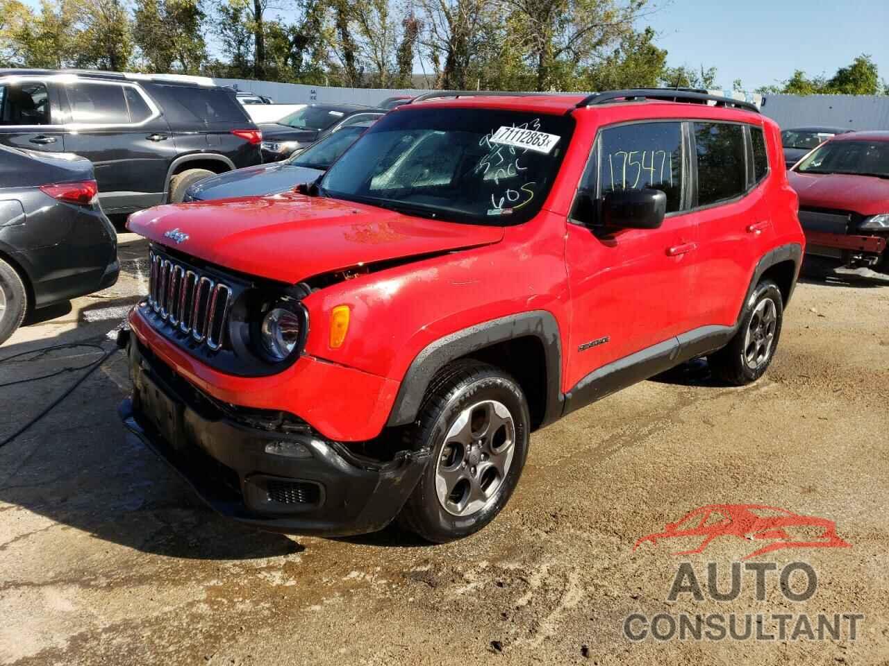 JEEP RENEGADE 2017 - ZACCJBABXHPG38722