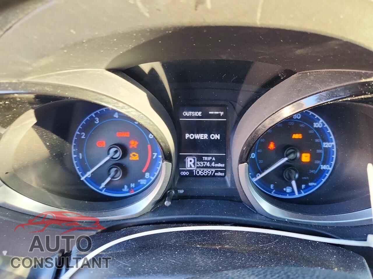 TOYOTA COROLLA 2016 - 5YFBURHE2GP401308