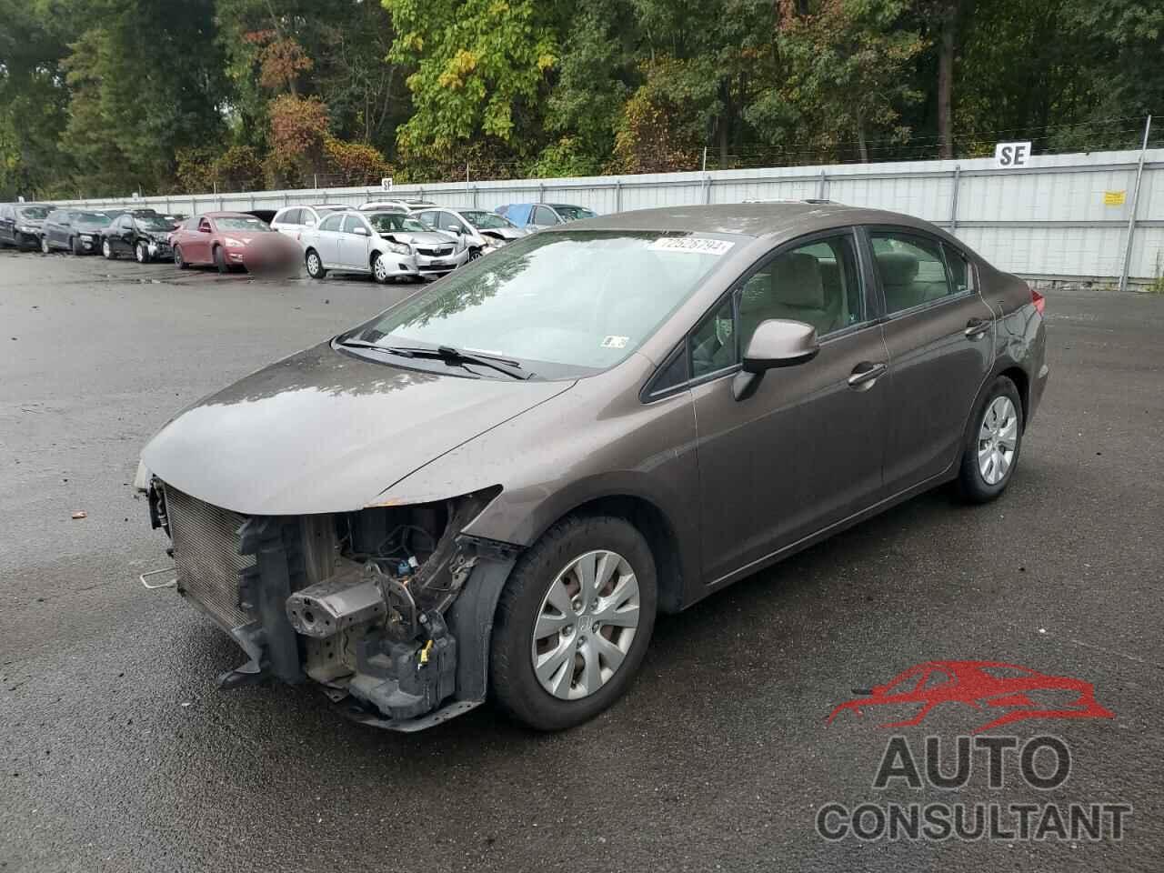 HONDA CIVIC 2012 - 2HGFB2F54CH580356