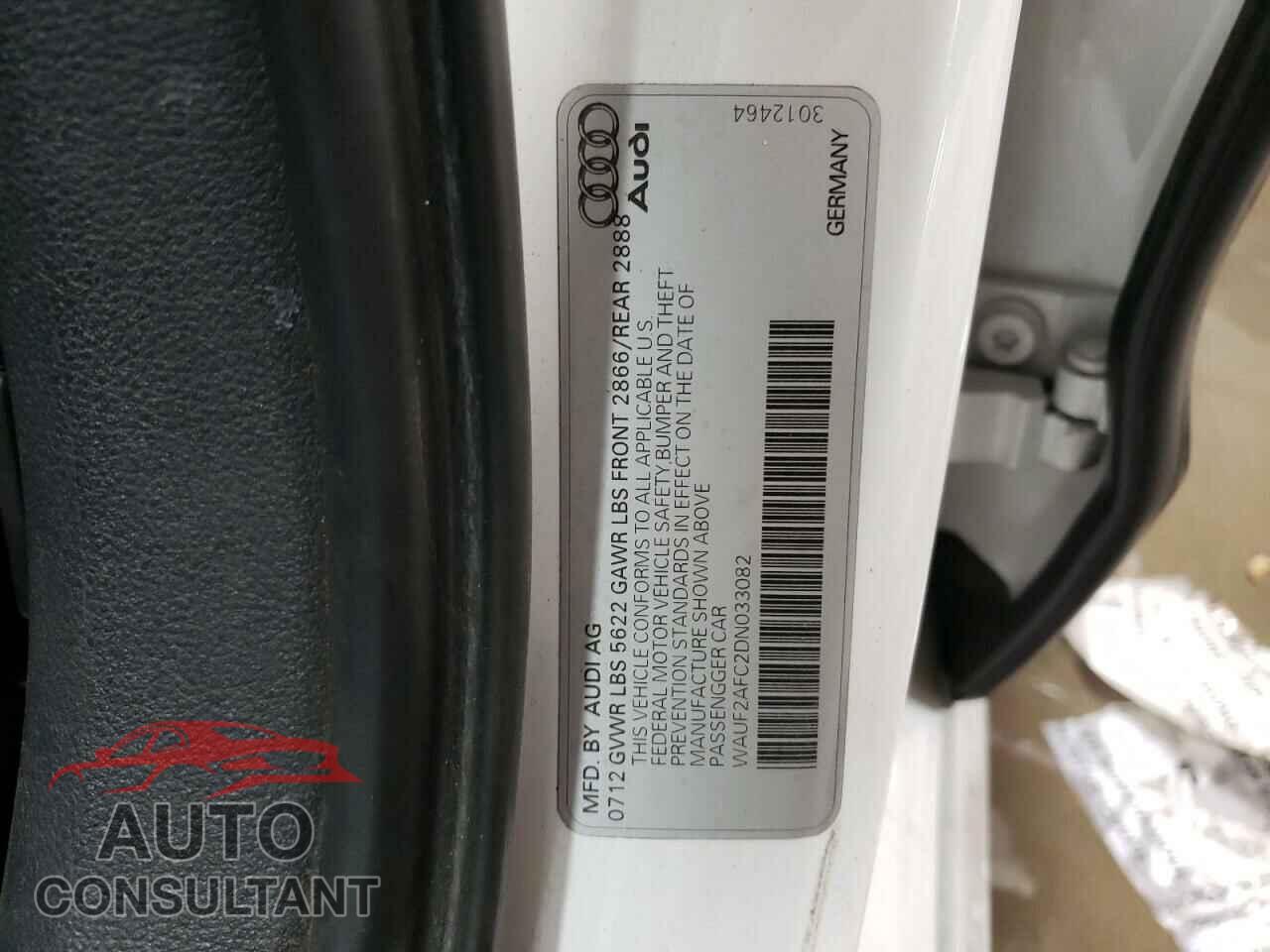 AUDI S6/RS6 2013 - WAUF2AFC2DN033082