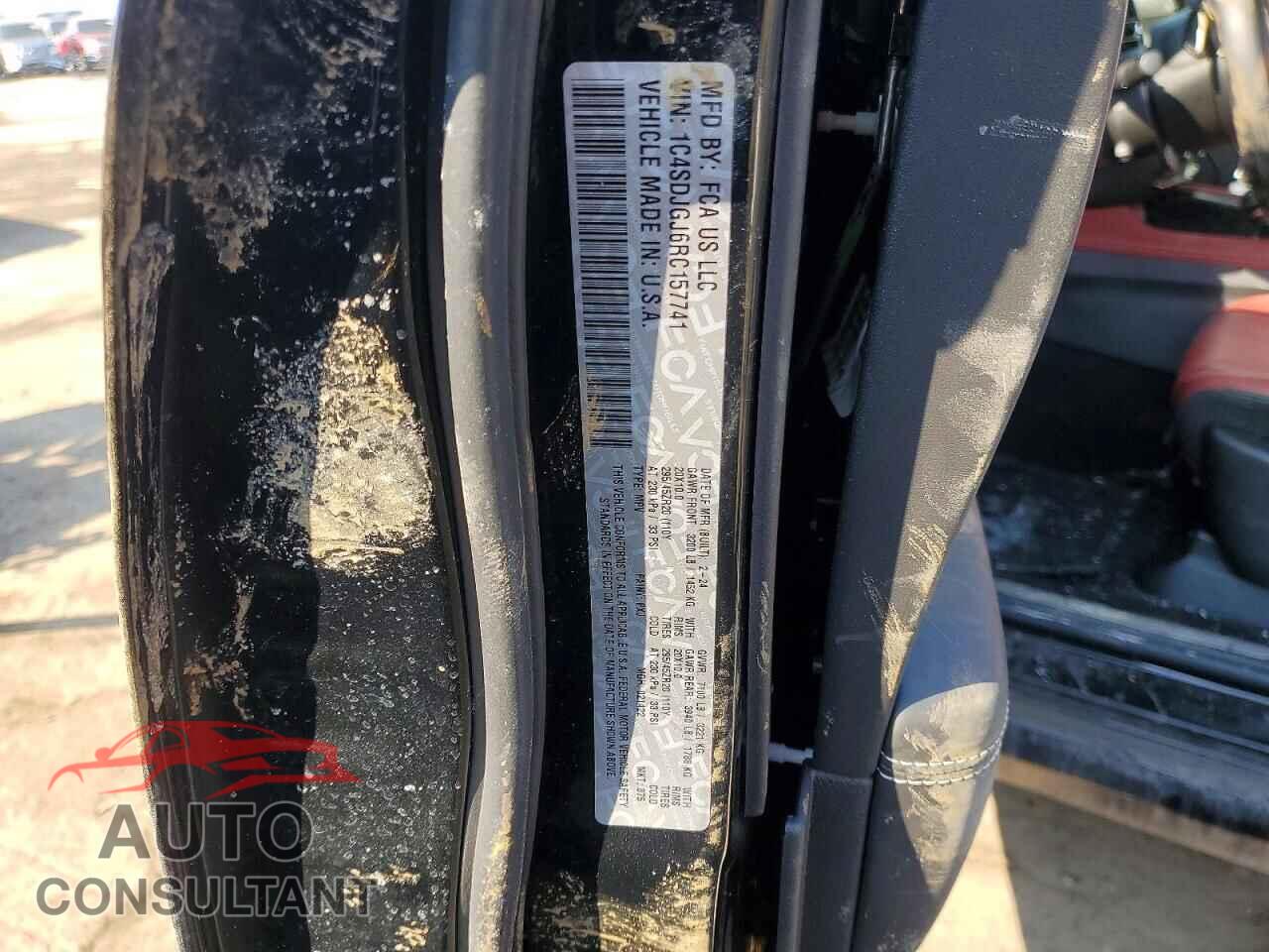DODGE DURANGO 2024 - 1C4SDJGJ6RC157741