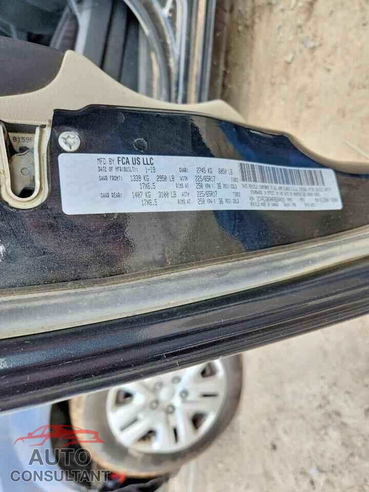 DODGE CARAVAN 2019 - 2C4RDGBG0KR634433