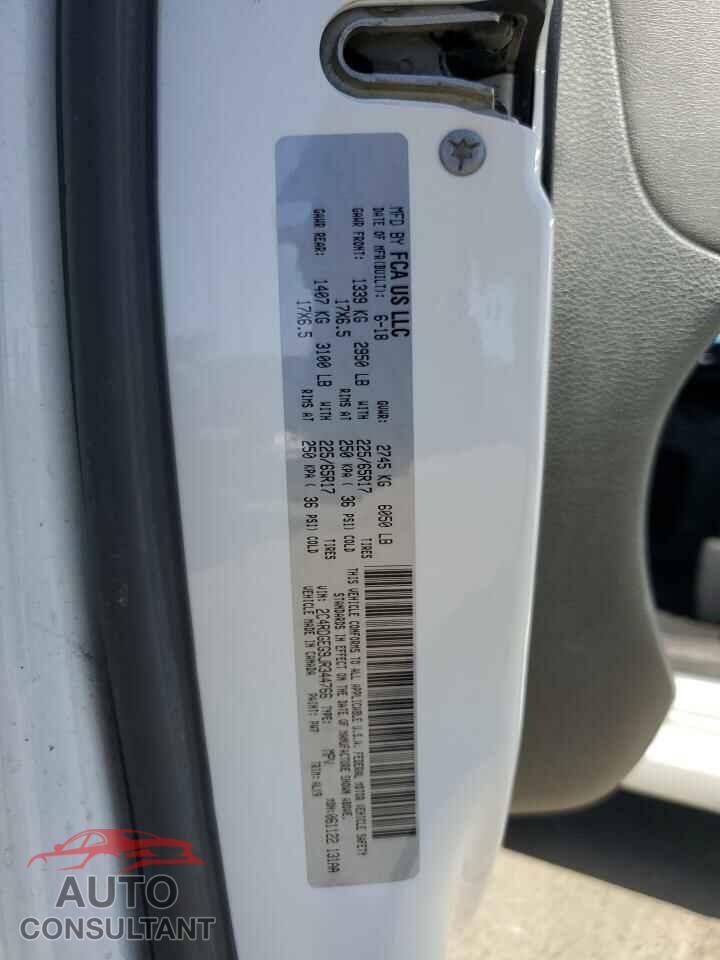 DODGE CARAVAN 2018 - 2C4RDGEG9JR344766