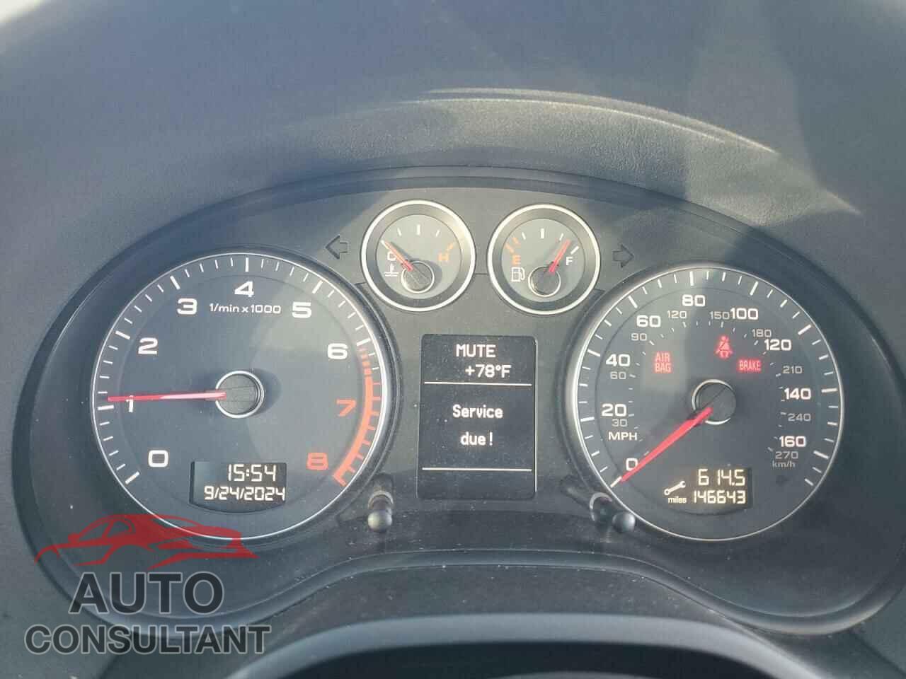 AUDI A3 2011 - WAUPFBFM4BA107467