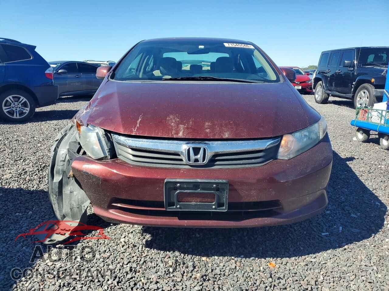 HONDA CIVIC 2012 - 19XFB2F56CE029601